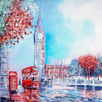 Approaching Dusk - Original - SOLD by artist Nigel Cooke - Wyecliffe Galleries