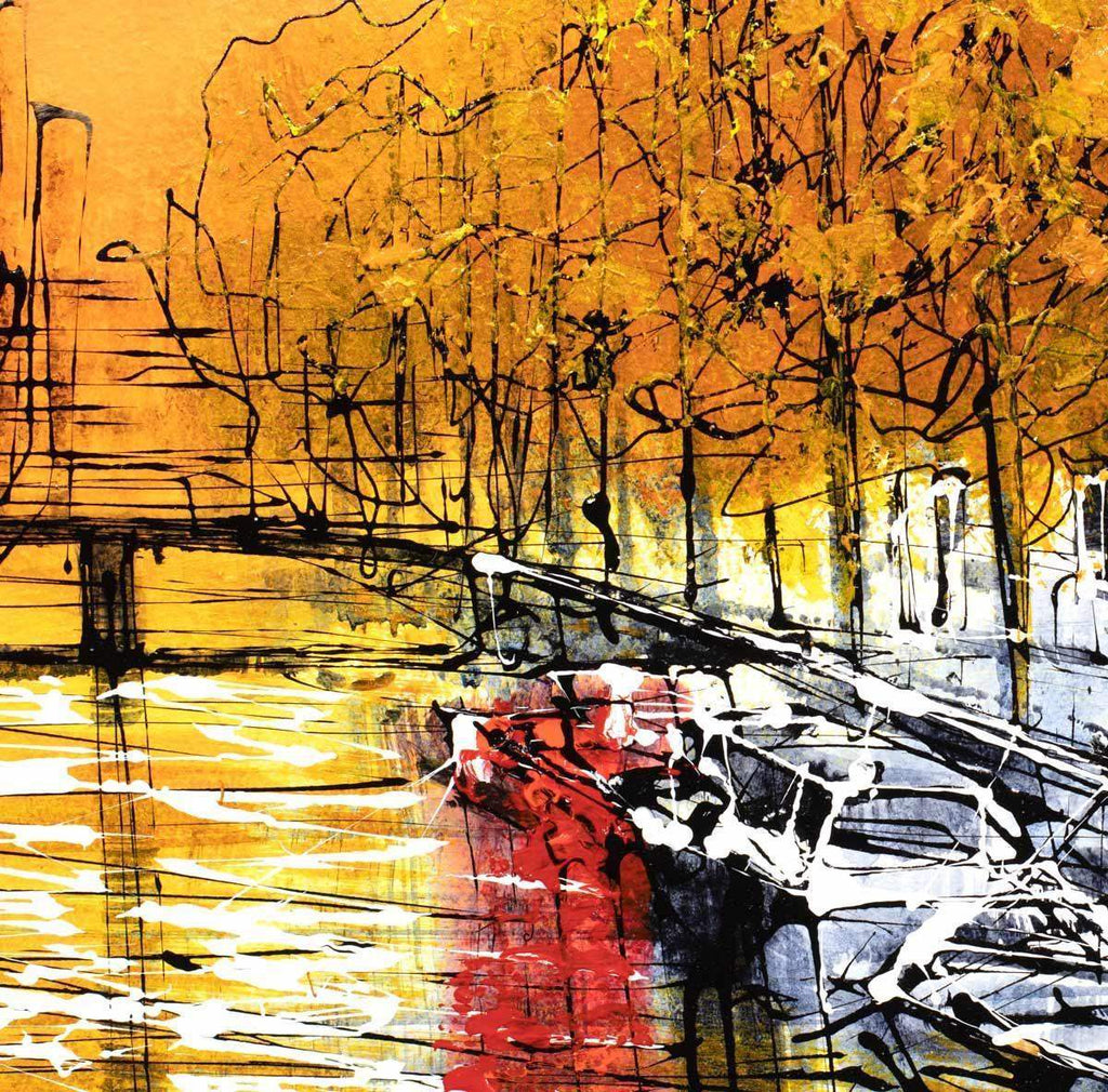 As The Sun Sets - Original - SOLD by artist Nigel Cooke - Wyecliffe Galleries