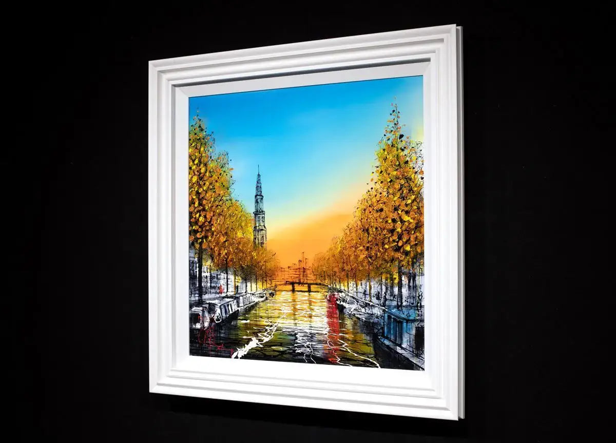 As The Sun Sets - Original - SOLD by artist Nigel Cooke - Wyecliffe Galleries