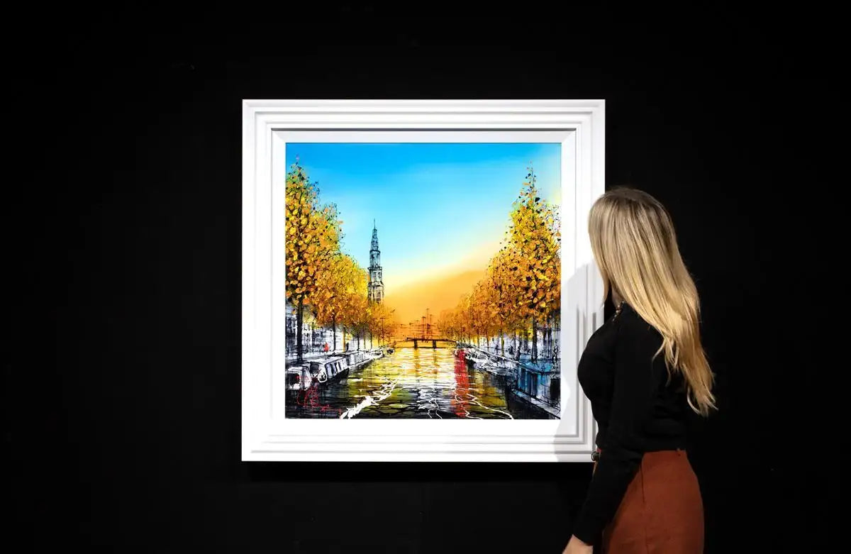 As The Sun Sets - Original - SOLD by artist Nigel Cooke - Wyecliffe Galleries