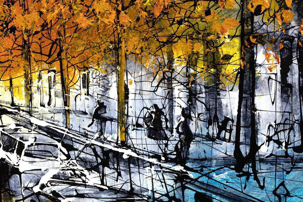 As The Sun Sets - Original - SOLD by artist Nigel Cooke - Wyecliffe Galleries