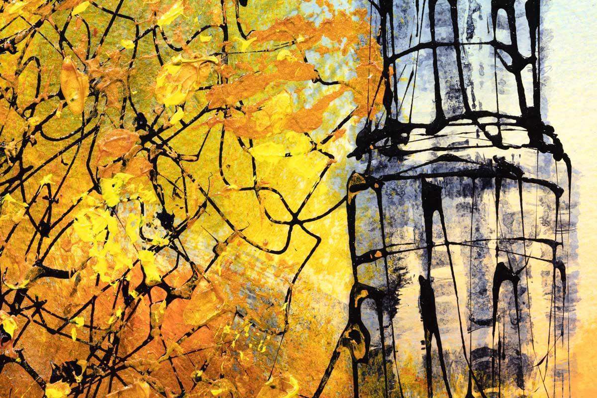 As The Sun Sets - Original - SOLD by artist Nigel Cooke - Wyecliffe Galleries