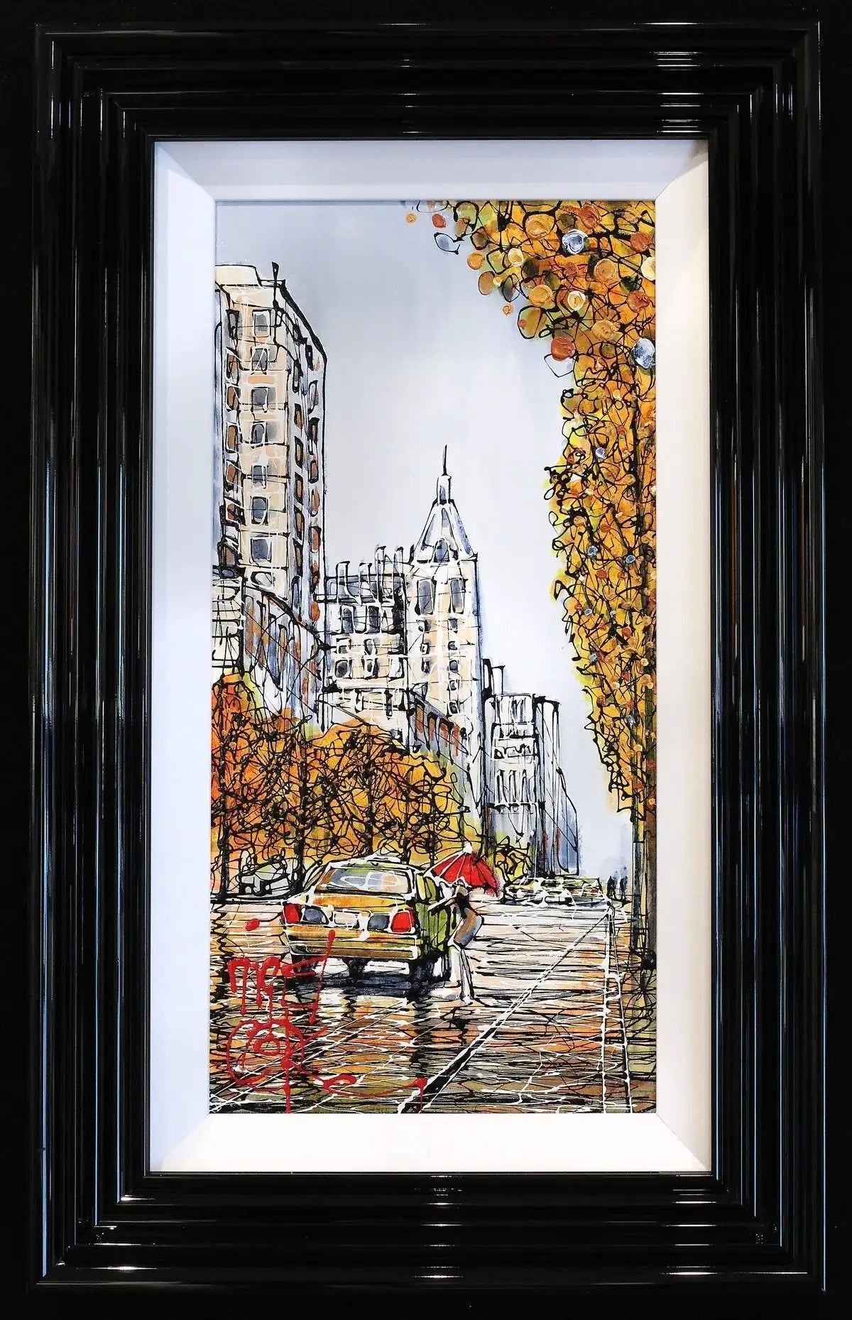 Autumn in NYC - SOLD by artist Nigel Cooke - Wyecliffe Galleries
