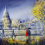 Bankside in Bloom - SOLD by artist Nigel Cooke - Wyecliffe Galleries