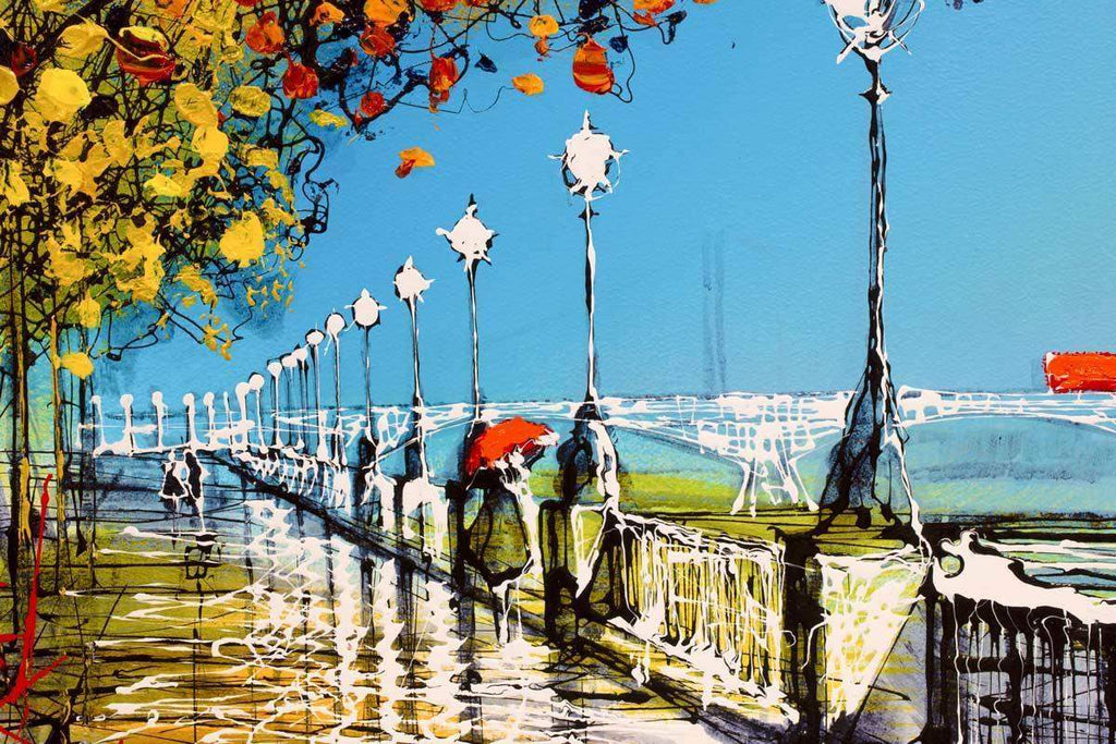 Blue Hues - Original - SOLD by artist Nigel Cooke - Wyecliffe Galleries