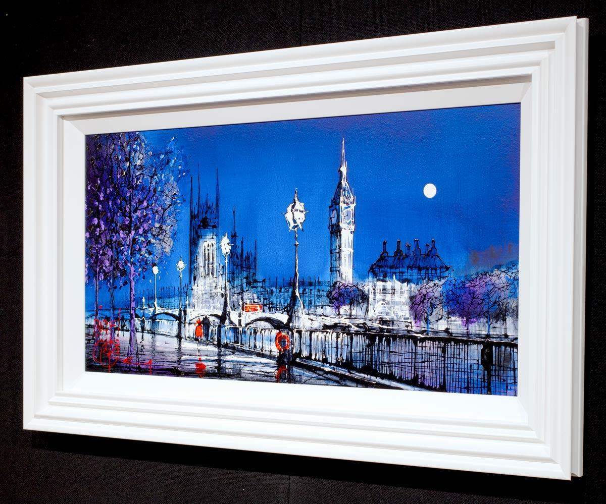 Blue Velvet - SOLD by artist Nigel Cooke - Wyecliffe Galleries