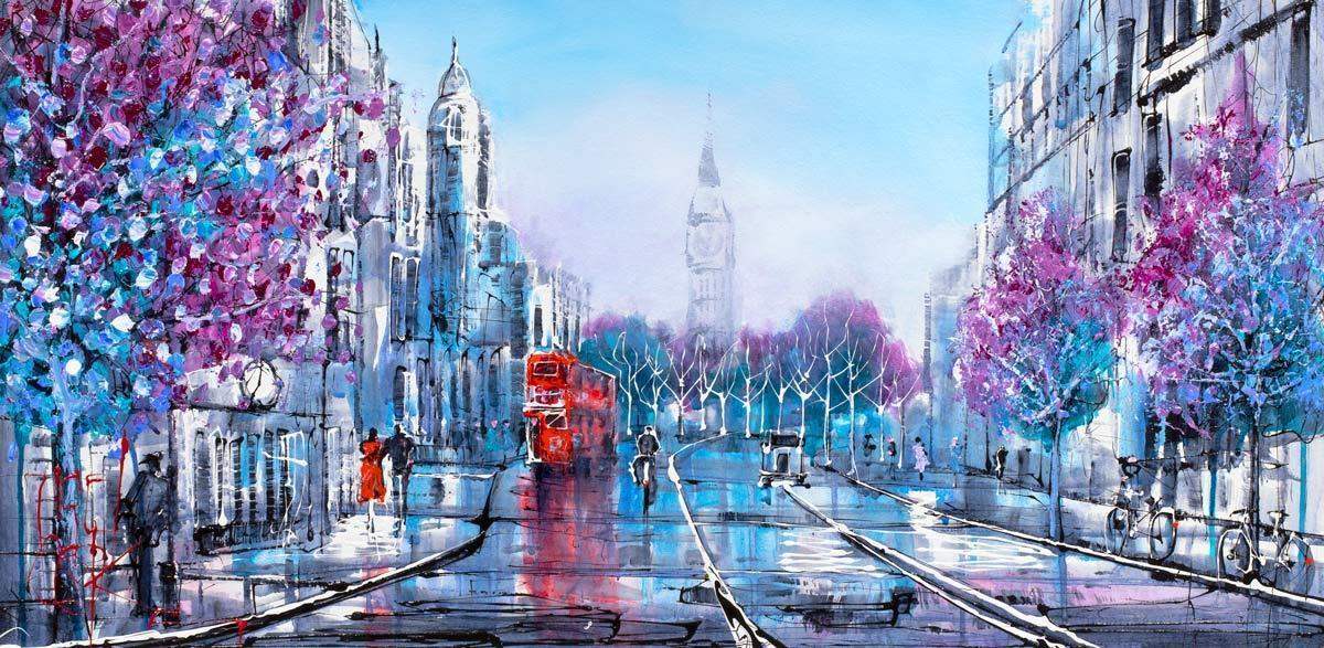 Changing Of The Seasons - Original - SOLD by artist Nigel Cooke - Wyecliffe Galleries