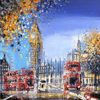 City Hustle - Original - SOLD by artist Nigel Cooke - Wyecliffe Galleries