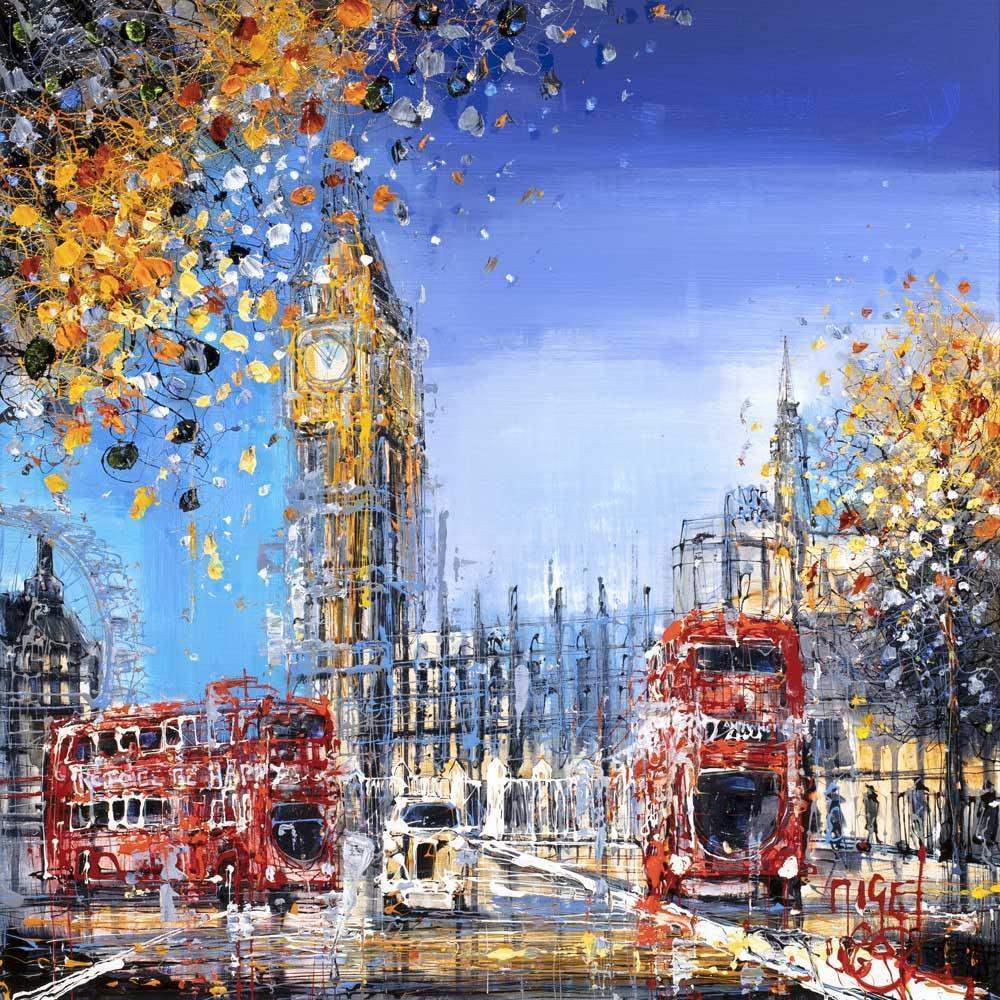 City Hustle - Original - SOLD by artist Nigel Cooke - Wyecliffe Galleries