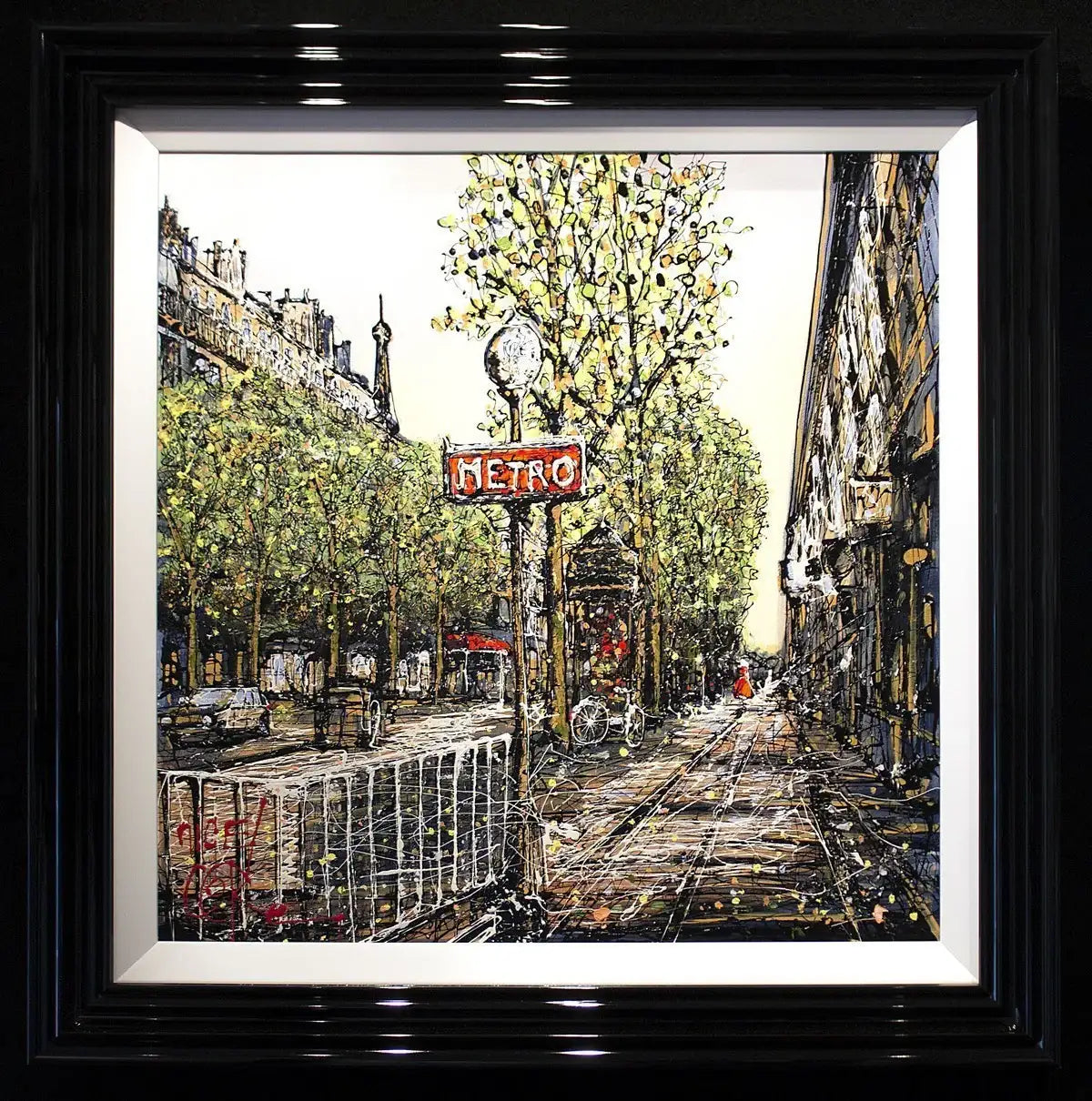 City Life, Paris - SOLD by artist Nigel Cooke - Wyecliffe Galleries