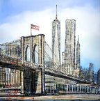 City of Dreams - SOLD by artist Nigel Cooke - Wyecliffe Galleries