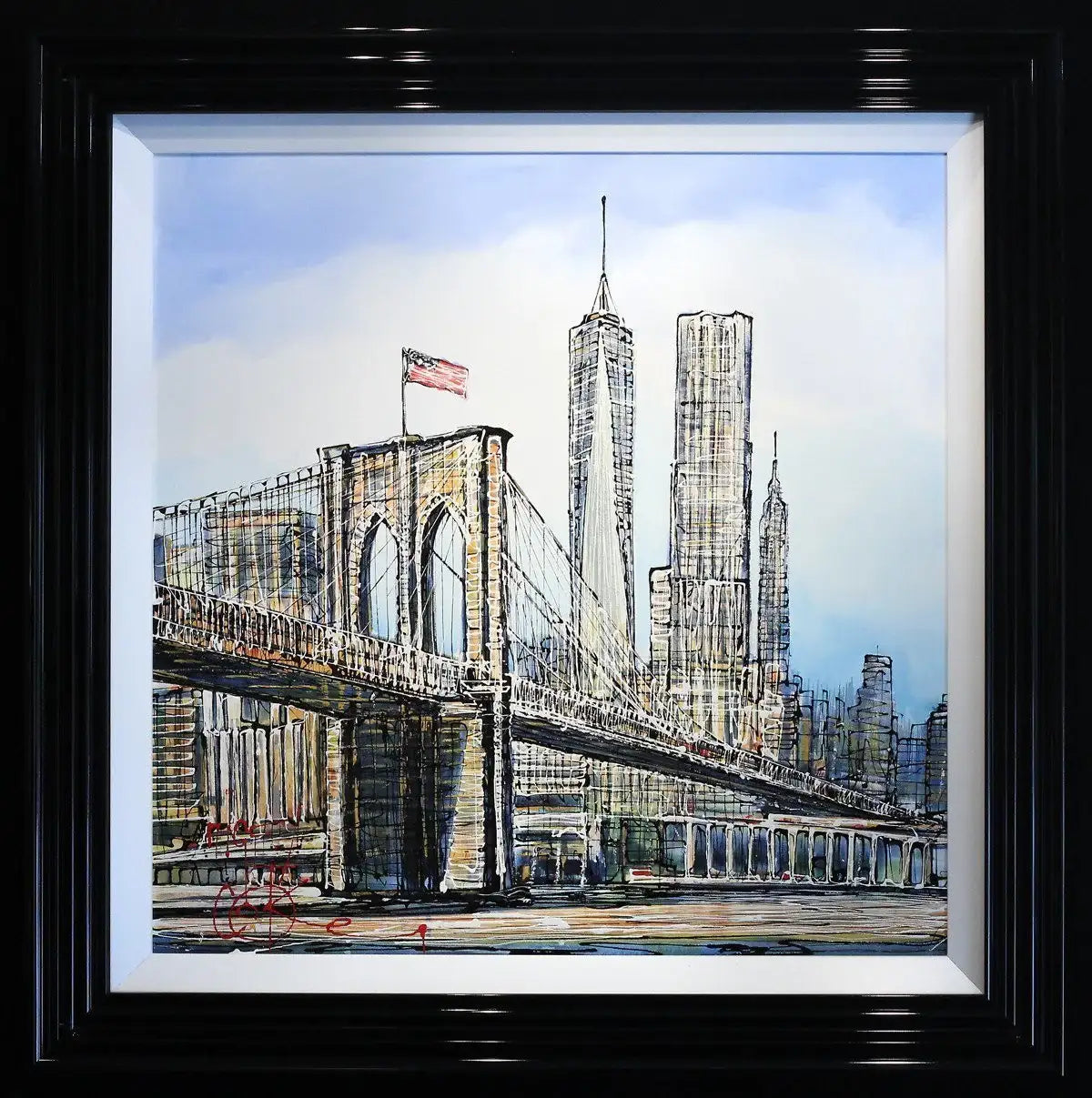 City of Dreams - SOLD by artist Nigel Cooke - Wyecliffe Galleries