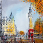 Classic Routemaster - SOLD by artist Nigel Cooke - Wyecliffe Galleries