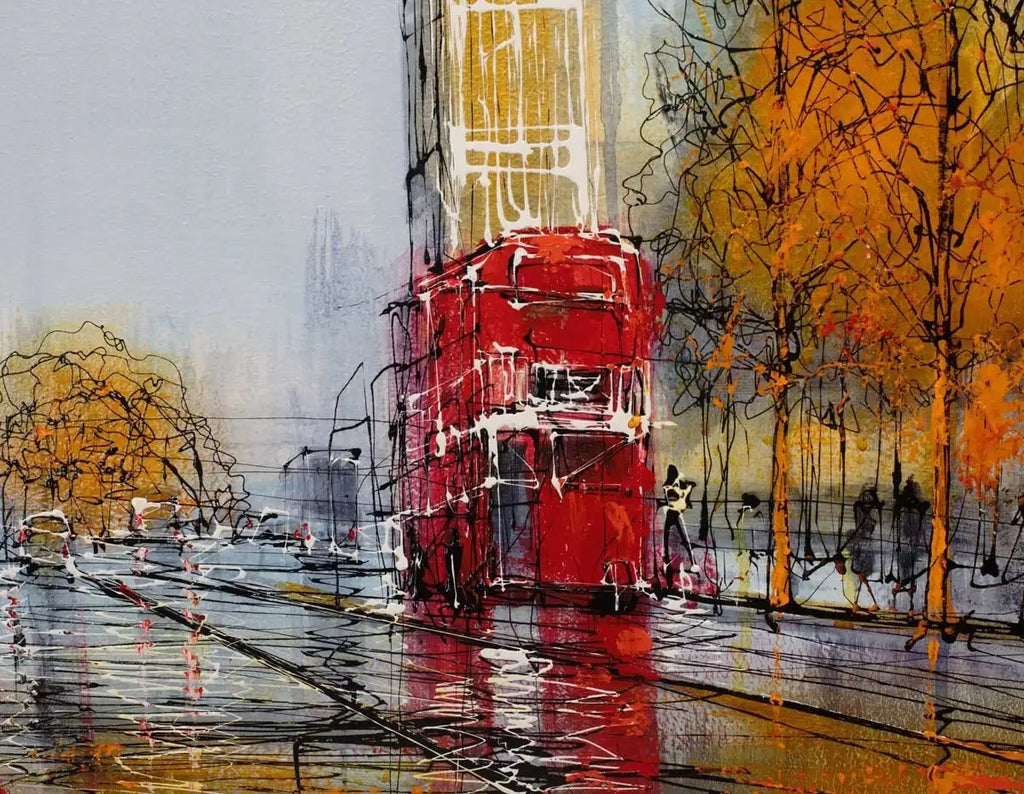 Classic Routemaster - SOLD by artist Nigel Cooke - Wyecliffe Galleries
