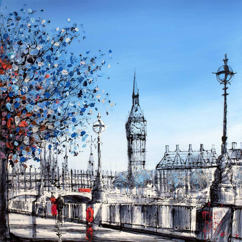 Clear Skies - Original - SOLD by artist Nigel Cooke - Wyecliffe Galleries