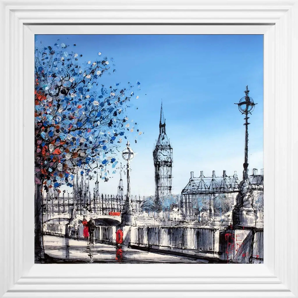 Clear Skies - Original - SOLD by artist Nigel Cooke - Wyecliffe Galleries