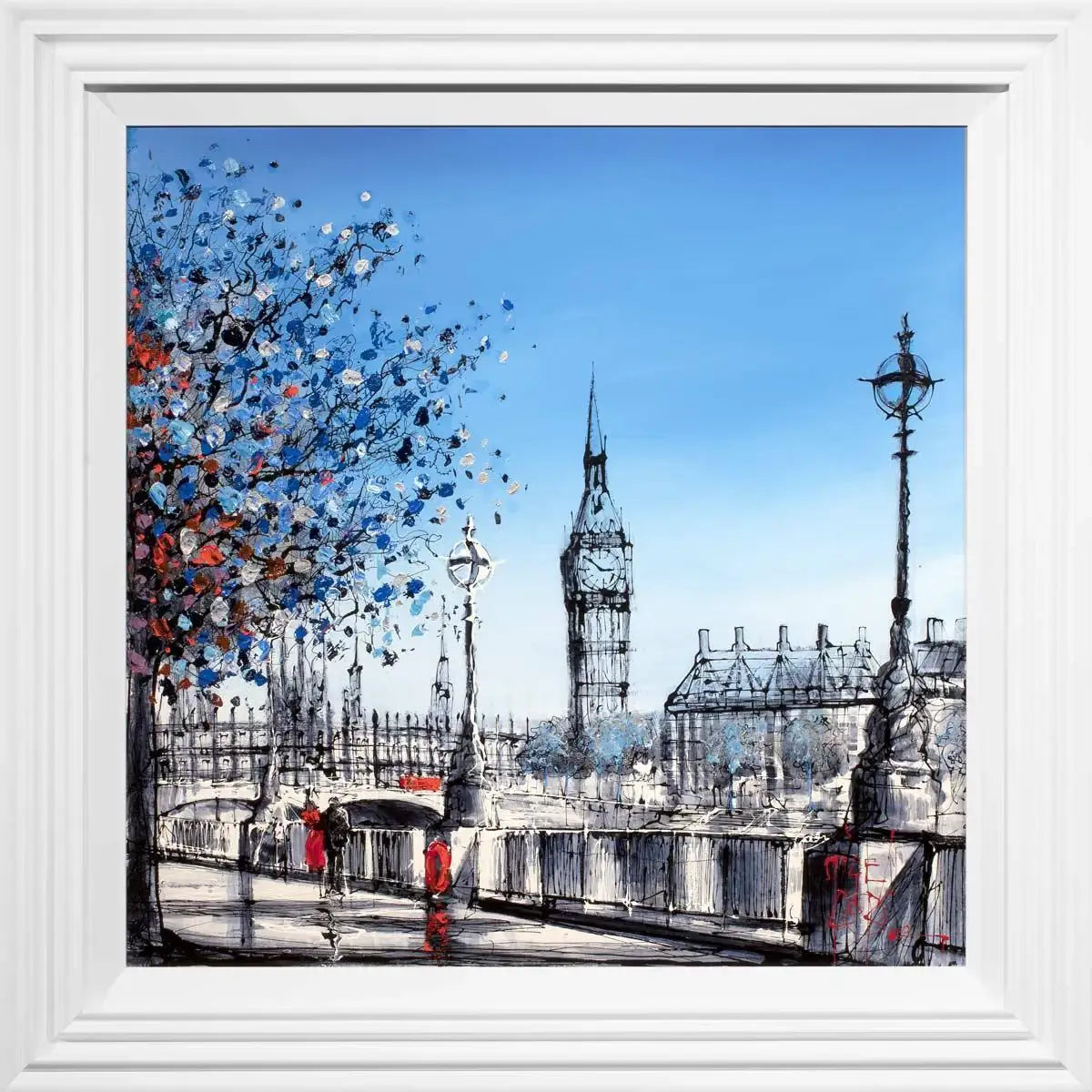 Clear Skies - Original - SOLD by artist Nigel Cooke - Wyecliffe Galleries