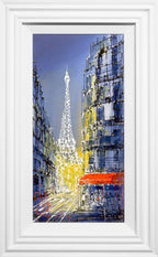 Coffee at L'Eiffel - Original - SOLD by artist Nigel Cooke - Wyecliffe Galleries