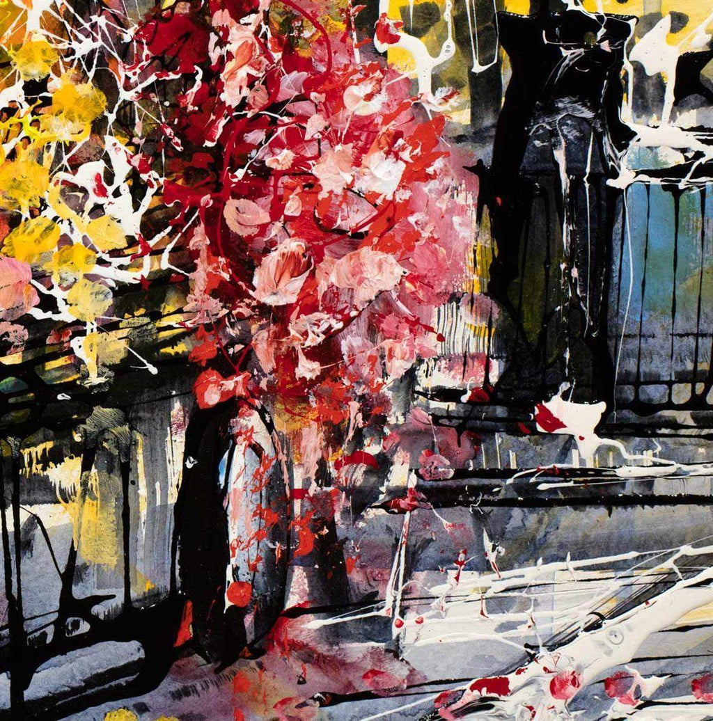 Colour Burst - Original - SOLD by artist Nigel Cooke - Wyecliffe Galleries