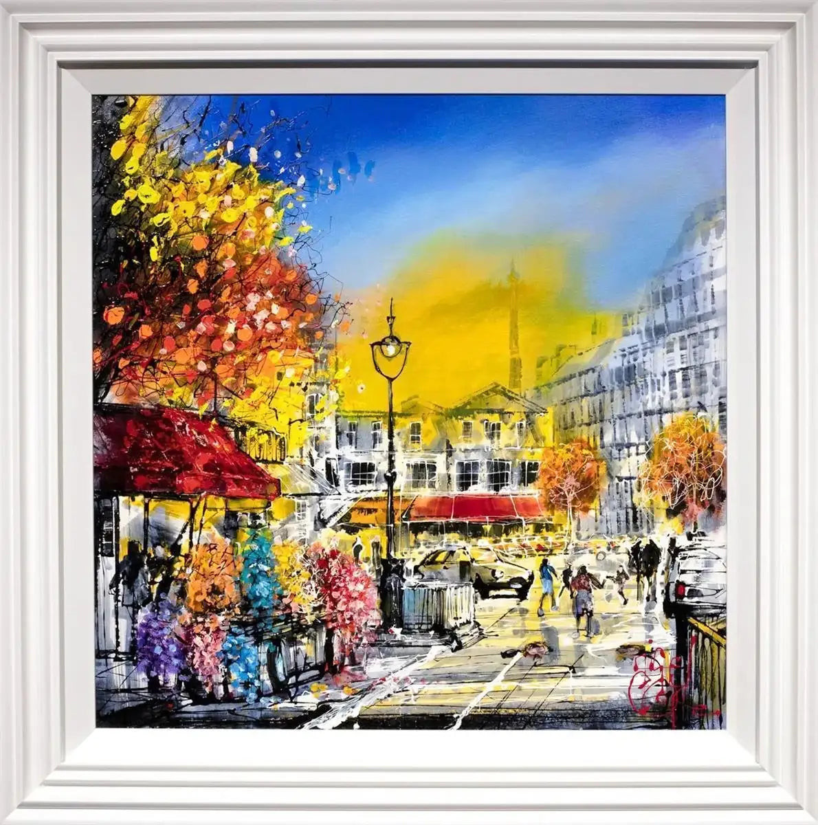 Colour Burst - Original - SOLD by artist Nigel Cooke - Wyecliffe Galleries