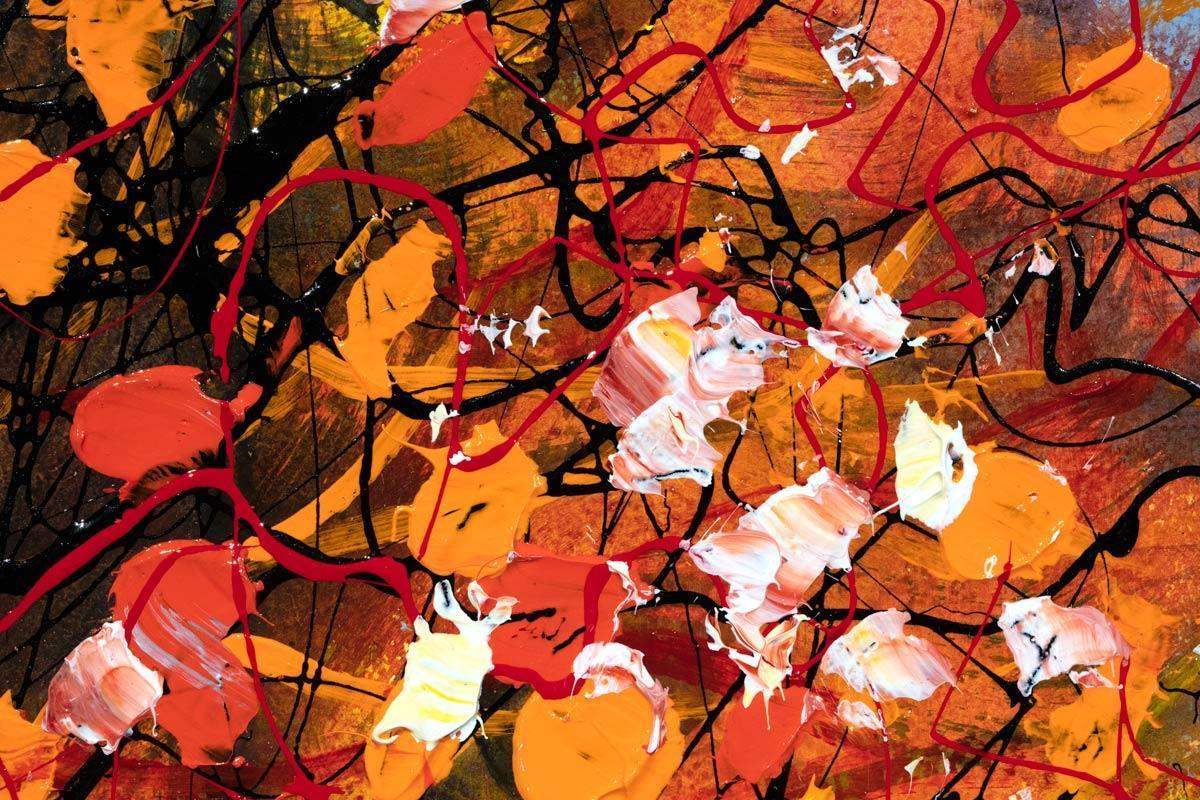 Colour Burst - Original - SOLD by artist Nigel Cooke - Wyecliffe Galleries