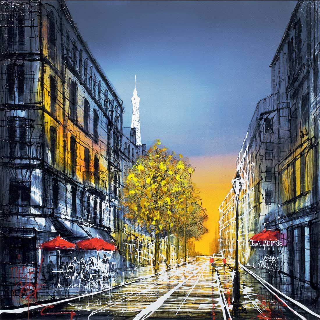 Comme Chez Soi - SOLD by artist Nigel Cooke - Wyecliffe Galleries