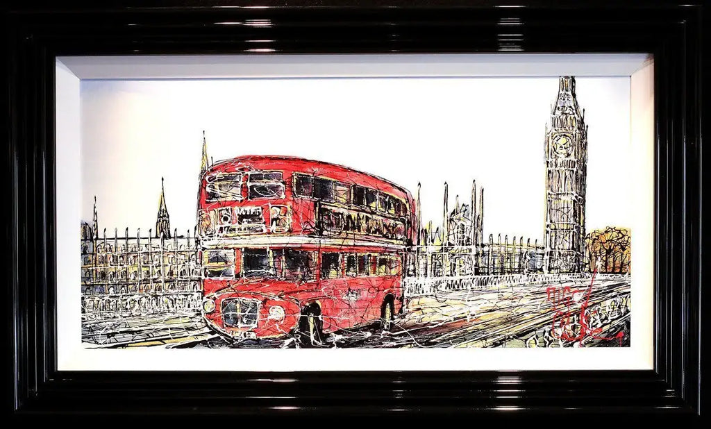 Crossing Westminster Bridge - SOLD by artist Nigel Cooke - Wyecliffe Galleries