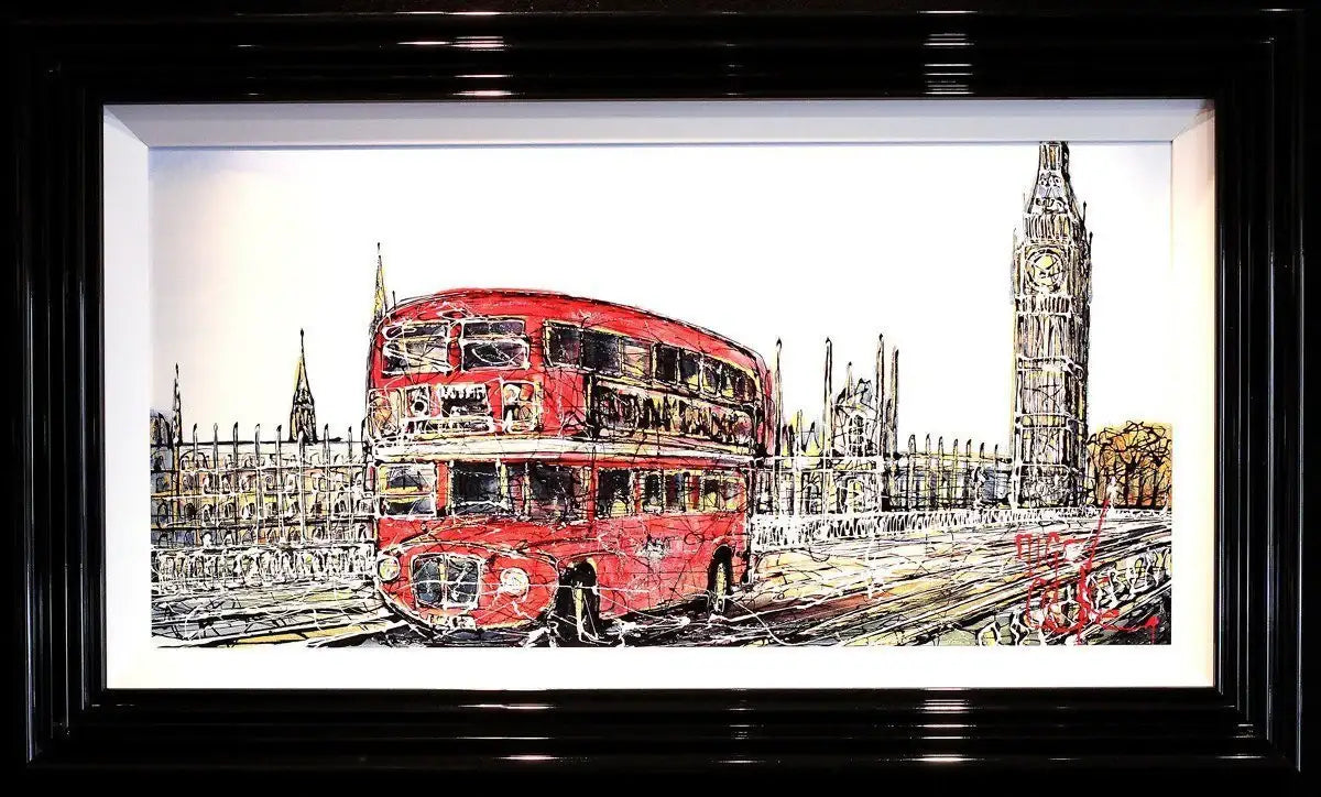 Crossing Westminster Bridge - SOLD by artist Nigel Cooke - Wyecliffe Galleries