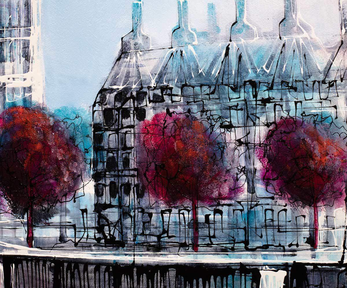 Date Night - Original - SOLD by artist Nigel Cooke - Wyecliffe Galleries