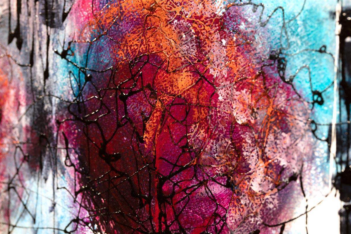 Date Night - Original - SOLD by artist Nigel Cooke - Wyecliffe Galleries