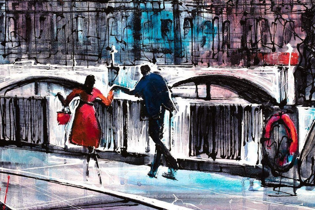 Date Night - Original - SOLD by artist Nigel Cooke - Wyecliffe Galleries