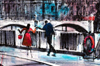 Date Night - Original - SOLD by artist Nigel Cooke - Wyecliffe Galleries