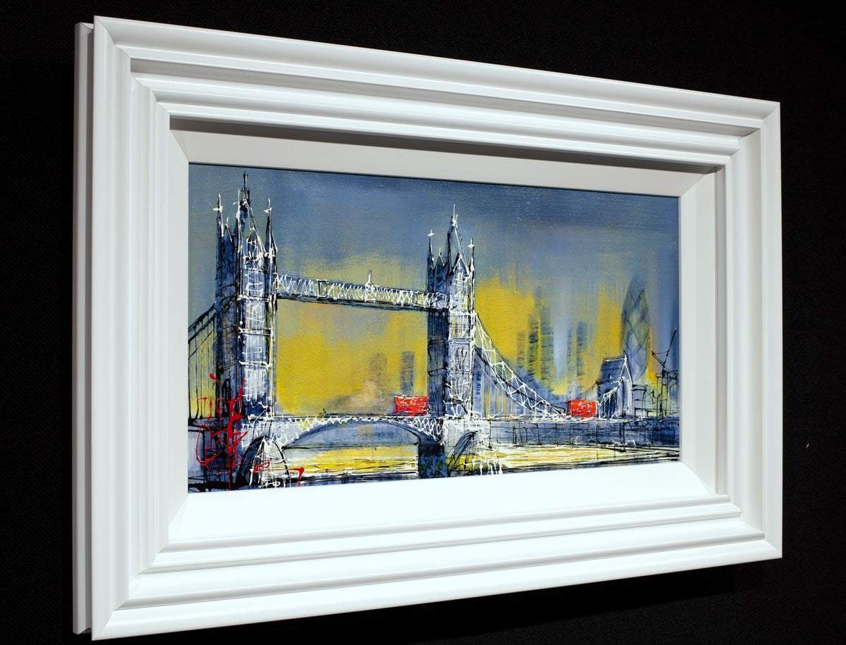 Dawn at Tower Bridge - Original Nigel Cooke Framed