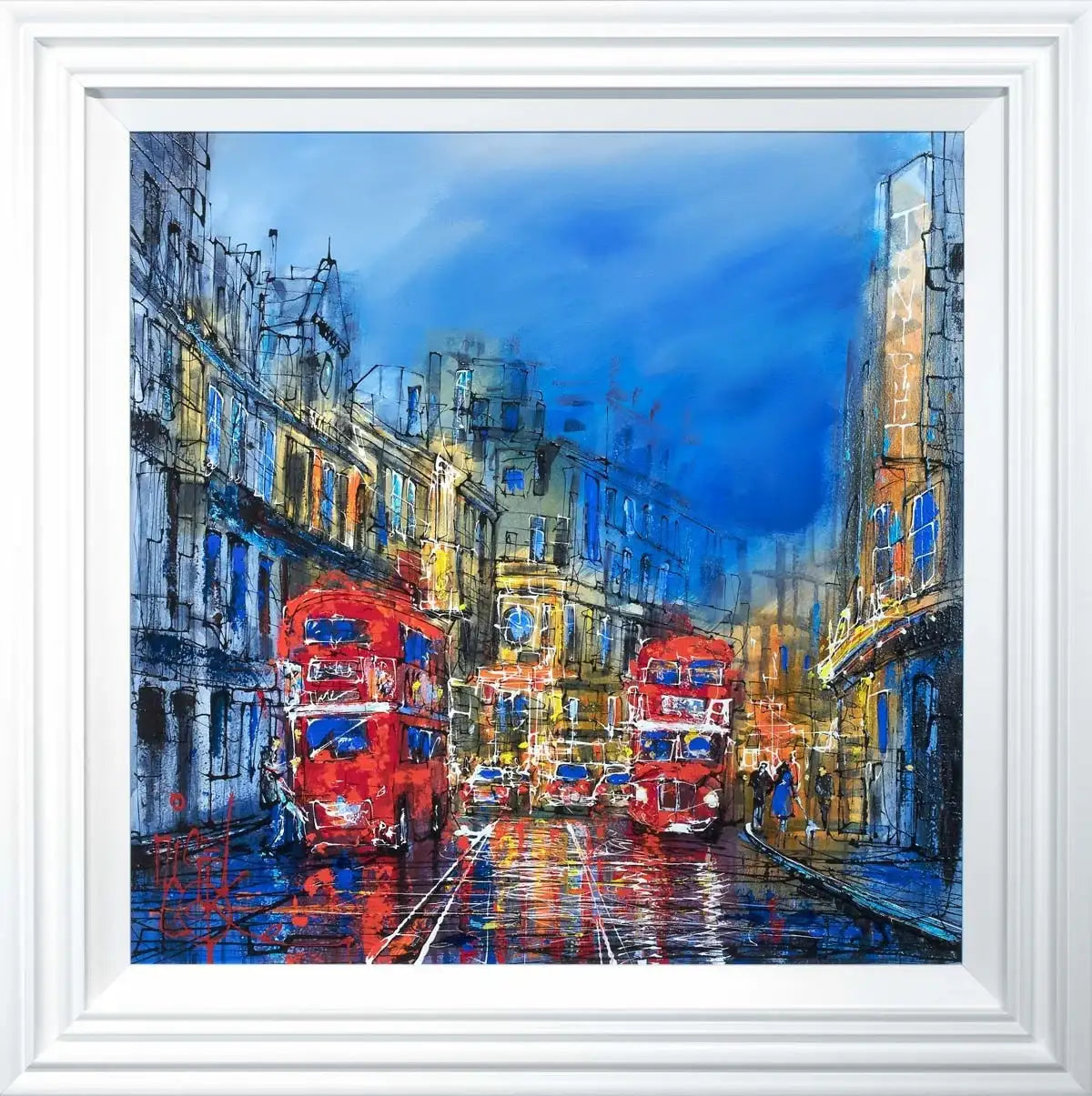 En Route - SOLD by artist Nigel Cooke - Wyecliffe Galleries