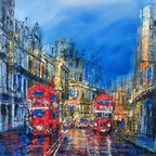 En Route - SOLD by artist Nigel Cooke - Wyecliffe Galleries