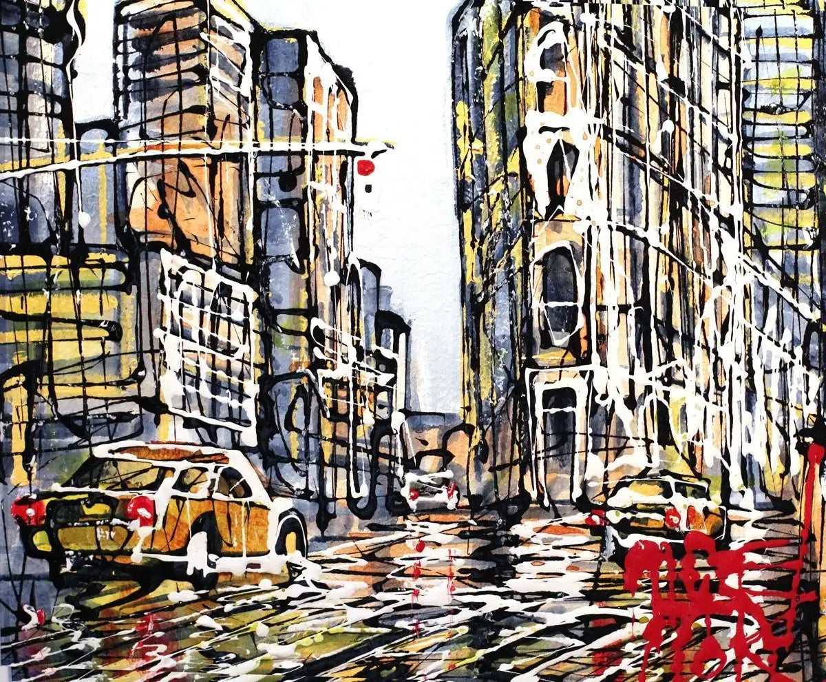 Flatiron Building, New York - SOLD by artist Nigel Cooke - Wyecliffe Galleries