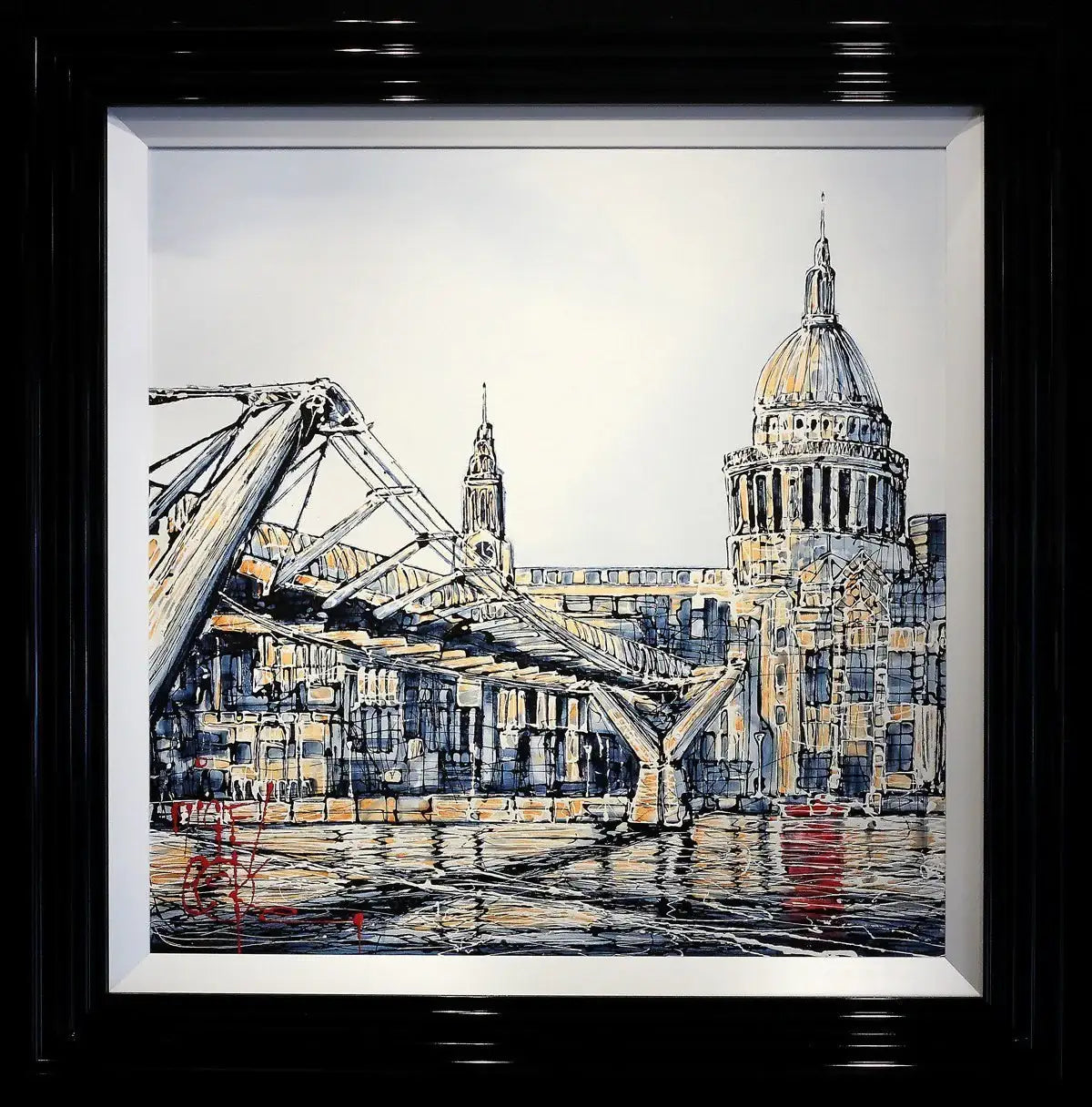 From the Tate to St. Paul's - SOLD by artist Nigel Cooke - Wyecliffe Galleries