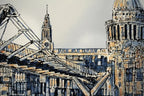 From the Tate to St. Paul's - SOLD by artist Nigel Cooke - Wyecliffe Galleries