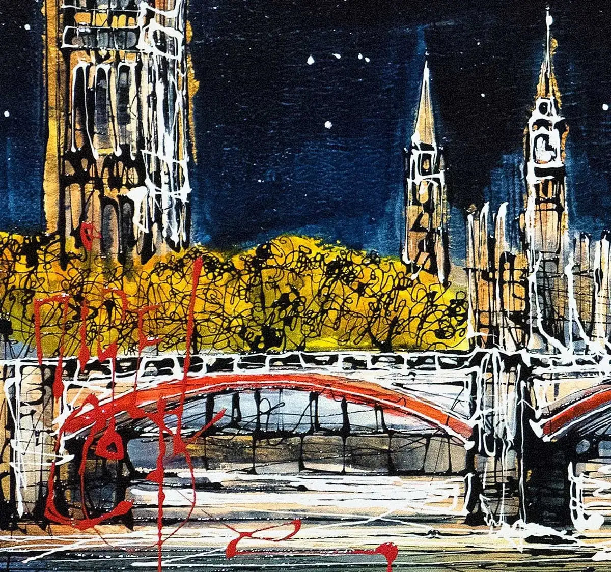 From the Thames - SOLD by artist Nigel Cooke - Wyecliffe Galleries