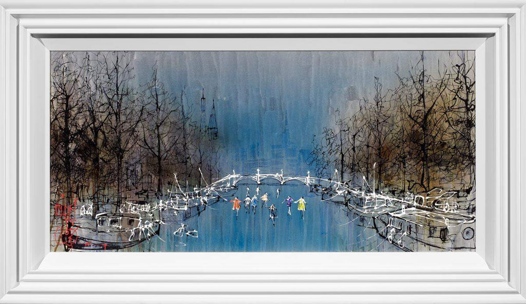 Frost Fair - Original - SOLD by artist Nigel Cooke - Wyecliffe Galleries