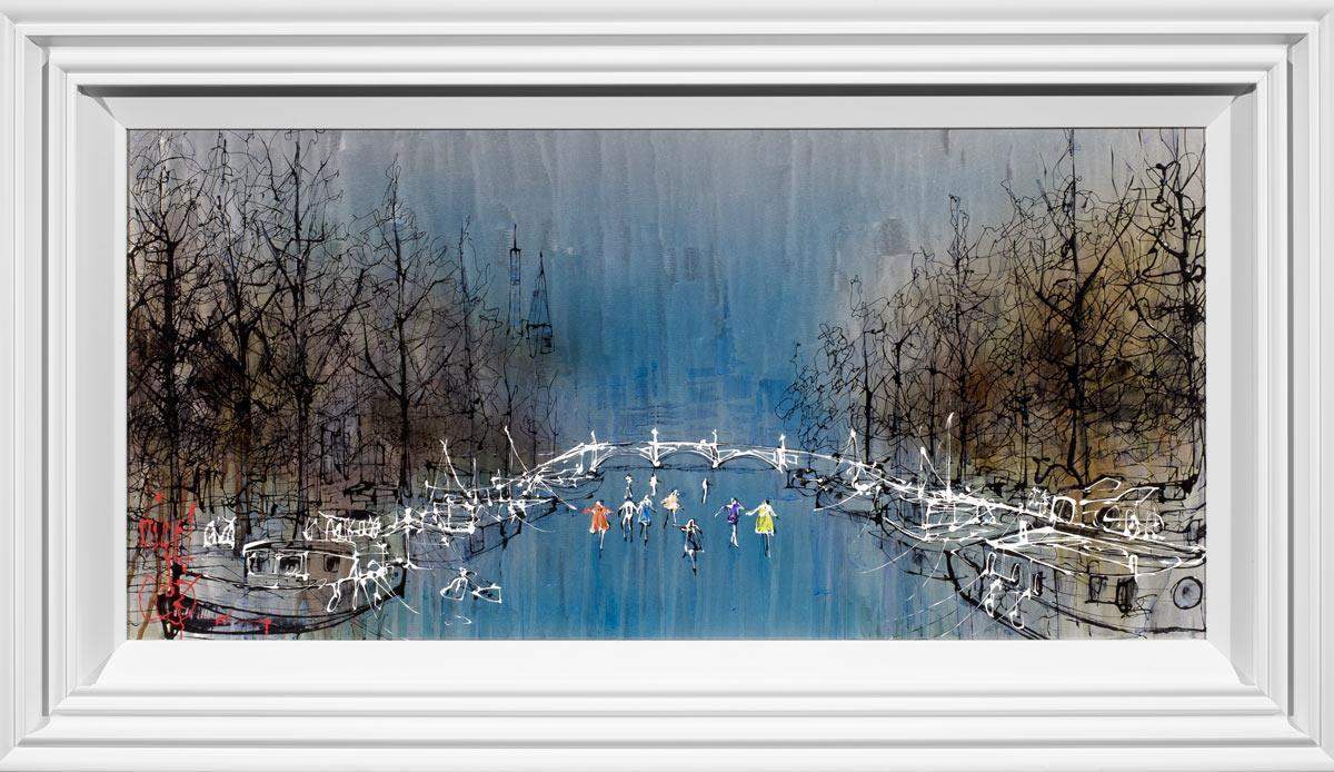 Frost Fair - Original - SOLD by artist Nigel Cooke - Wyecliffe Galleries