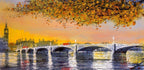 Golden Commute - SOLD by artist Nigel Cooke - Wyecliffe Galleries