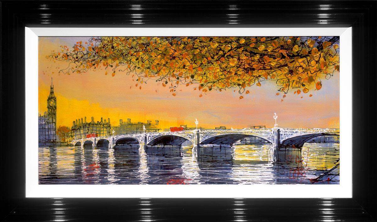 Golden Commute - SOLD by artist Nigel Cooke - Wyecliffe Galleries