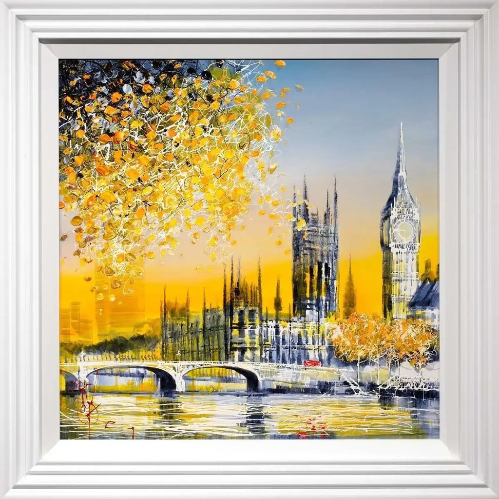 Golden Glow - Original - SOLD by artist Nigel Cooke - Wyecliffe Galleries