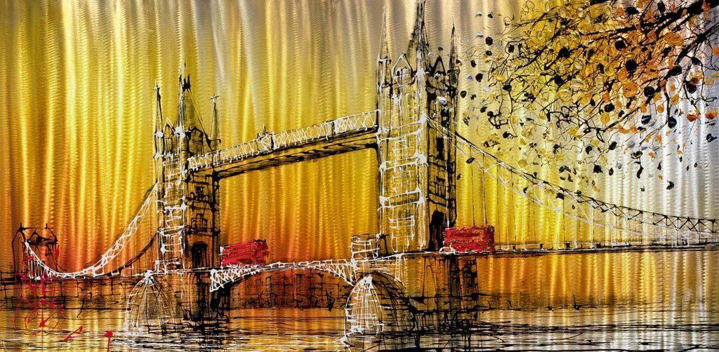 Golden Hour - SOLD by artist Nigel Cooke - Wyecliffe Galleries