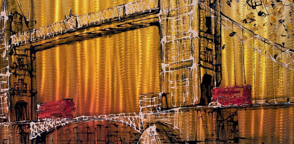 Golden Hour - SOLD by artist Nigel Cooke - Wyecliffe Galleries