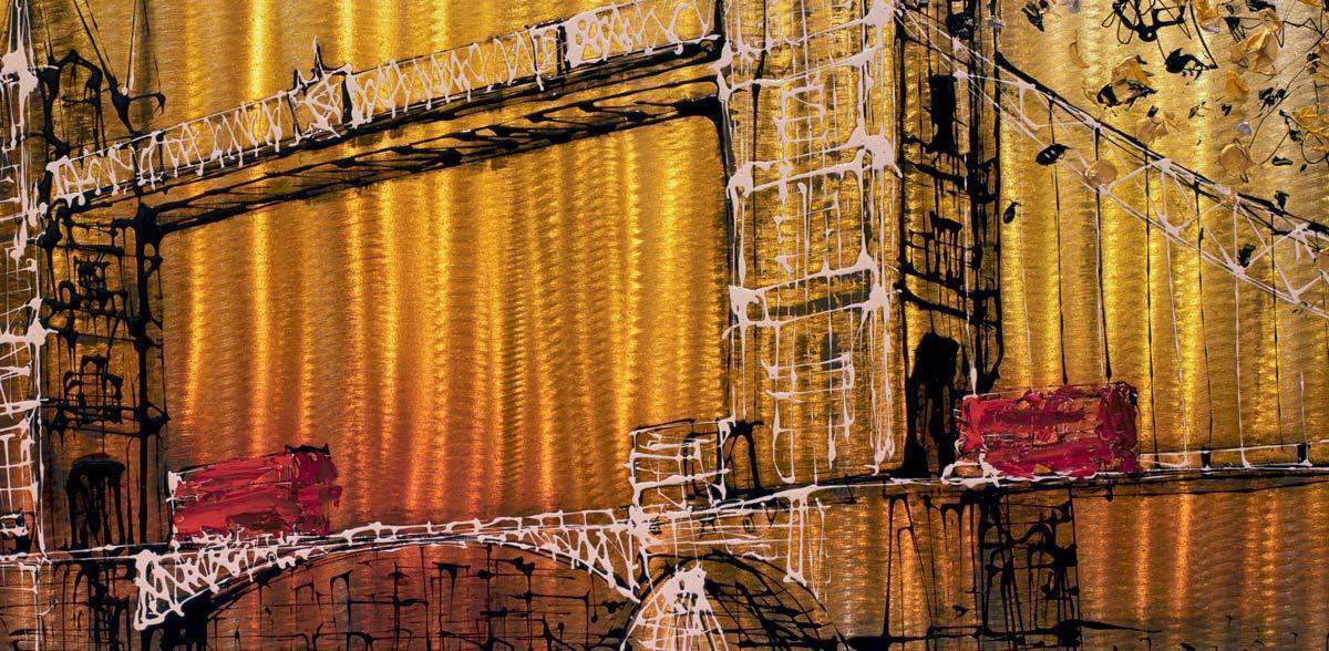 Golden Hour - SOLD by artist Nigel Cooke - Wyecliffe Galleries