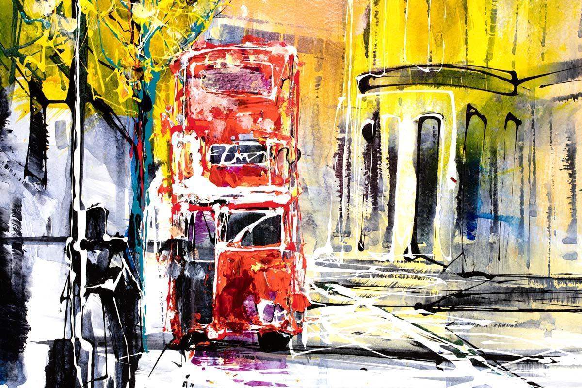 In Good Company - Original - SOLD by artist Nigel Cooke - Wyecliffe Galleries