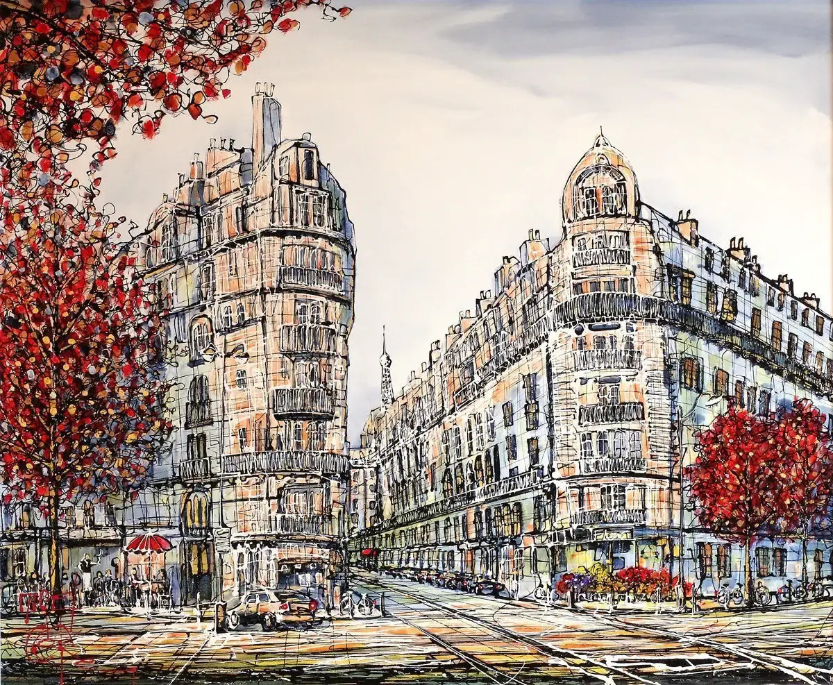 In Sight of the Tower by artist Nigel Cooke - Wyecliffe Galleries