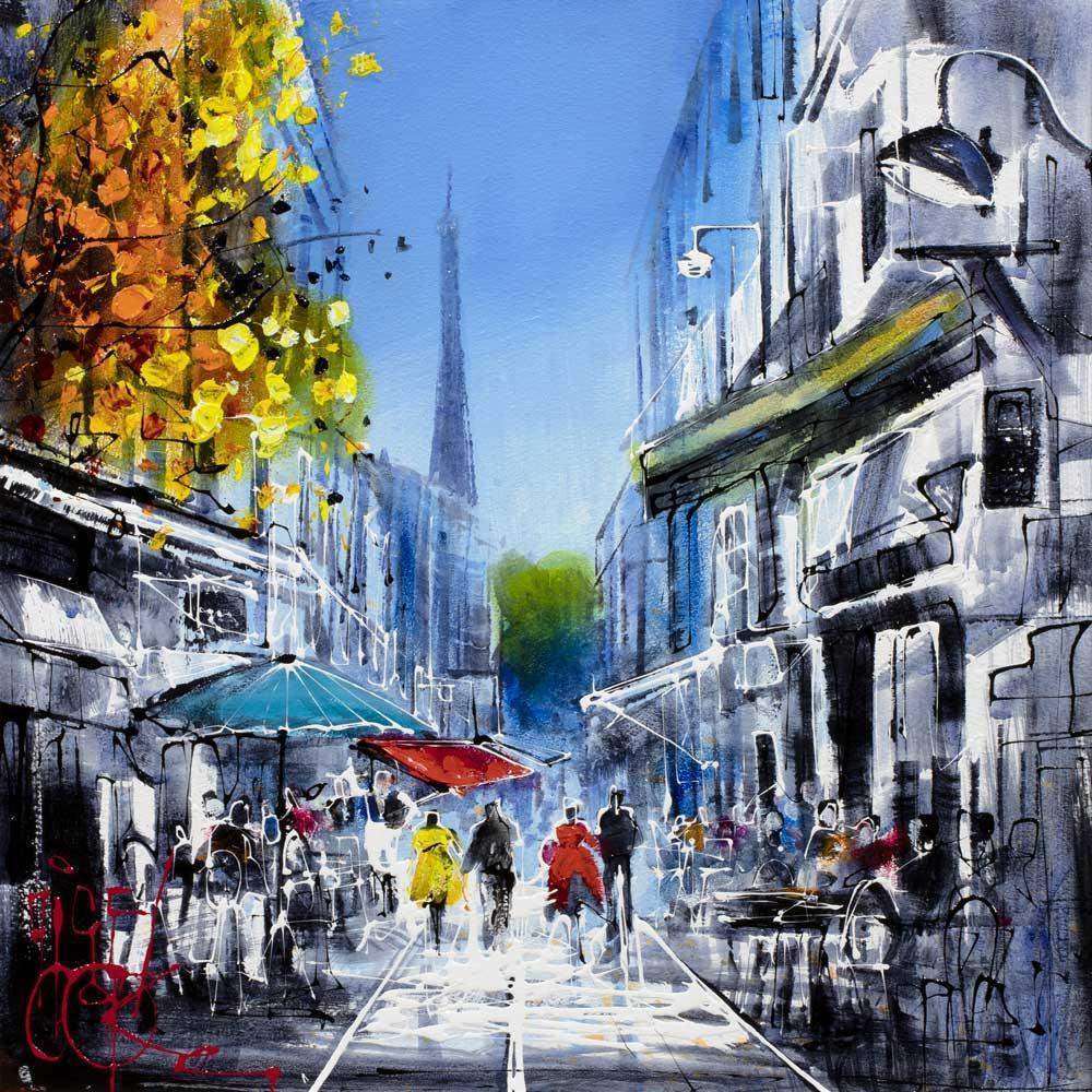 J'adore Paris! - Original - SOLD by artist Nigel Cooke - Wyecliffe Galleries